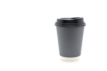 A cup of coffee mug on white background