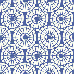 Japanese, Chinese traditional asian blue seamless pattern