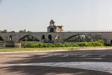 The Saint Bénézet bridge, known as the Avignon bridge,