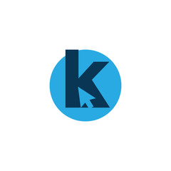 abstract K Letter Logo Template