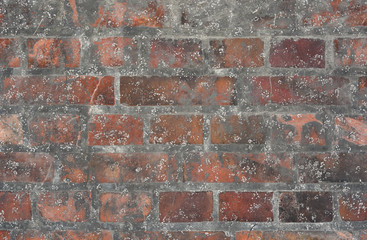 old red brick wall background