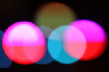 Amazing bokeh of concert lights.