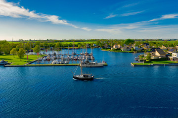 River in netherlands Galamadammen