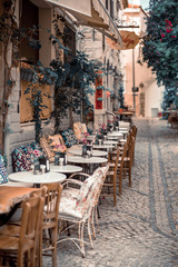 street cafe in the city