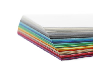 Color palette isolated on white. Professional samples