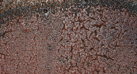 texture of rusty iron