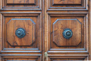 antique wooden door factured texture - 311239073