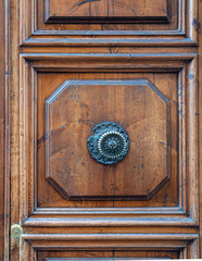 antique wooden door factured texture - 311239083
