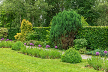 The water gardens of Annevoie, between Namur and Dinant, Belgium - 311239288