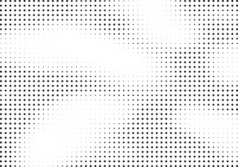 Abstract halftone dotted background. Futuristic grunge pattern, dot and circles.  Vector modern optical pop art texture for posters, sites, business cards, cover, postcards, labels, stickers layout.