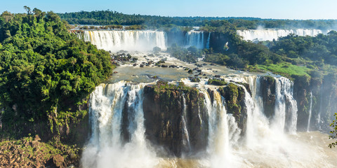 Waterfalls Cataratas Foz de Iguazu, Brazil.