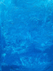 old blue vintage wall loft stone structure as background