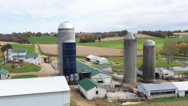 Flying around Farm (Drone)