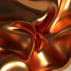 Luxury drapery fabric. 3d illustration, 3d rendering.