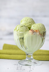 Pistachio ice-cream