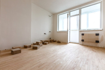 Interior of apartment during on the renovation and construction