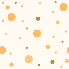 Cute Seamless Pattern with colorful ball on paper background with stripes. Hand Drawn.