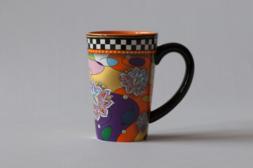 Kaffee Tassen bunt bemalt