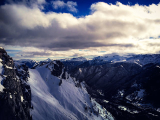 Montañas de Picos de Europa en Cantabria, España