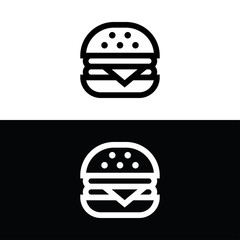 Hamburger icon illustration isolated vector sign symbol