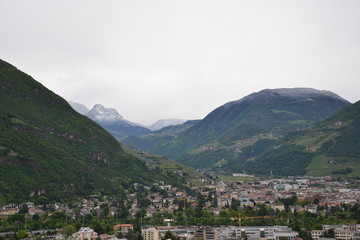 Fototapeta na wymiar May Sunny day in The Italian Alps
