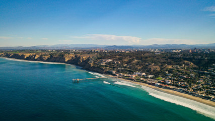 Southern California Beach Town Aerial Photography