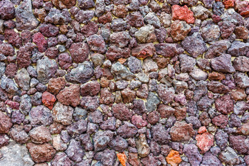 Stone wall texture, Santa Cruz Island-Port Ayora, Galapagos Island.