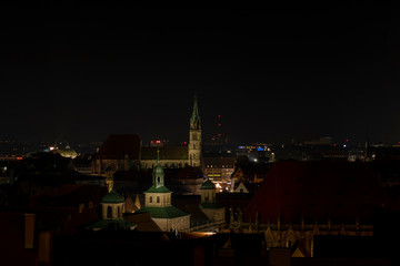 Obraz premium Nurnberg cityscape view from castle
