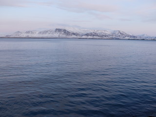 aerial view of the sea