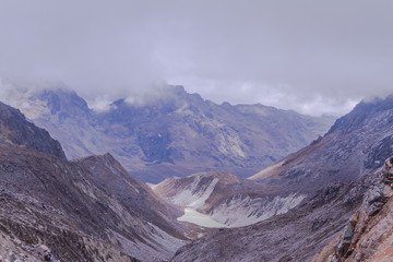 Cordillera de Vilcabamba, paisaje 