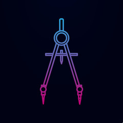 Compass nolan icon. Simple thin line, outline vector of sciense icons for ui and ux, website or mobile application