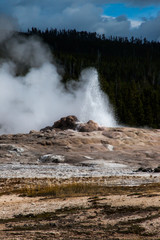 Geyser letting off steam