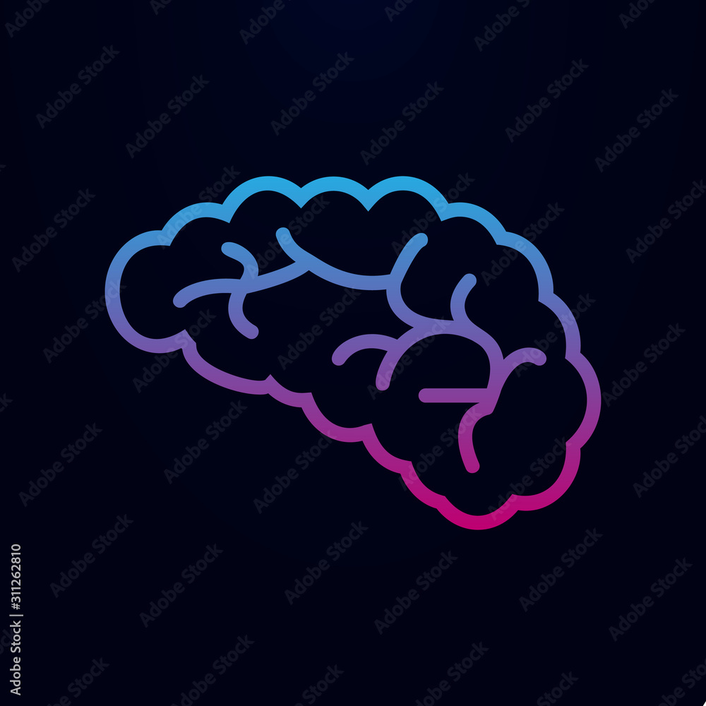 Poster bacteria nolan icon. simple thin line, outline vector of sciense icons for ui and ux, website or mob