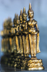 The Buddha meditative pose