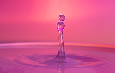 Water drops when collusion,Splash