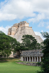 Fototapeta na wymiar Ruinas de Uxmal, Yucatan, Mexico