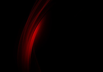 Abstract background waves. Black and red abstract background for wallpaper oder business card