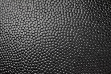 Close-up of black basketball texture