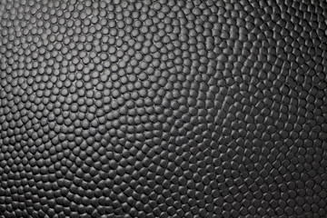 Close-up of black basketball texture