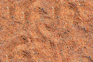 grainy sandy uneven surface of red color, seamless texture