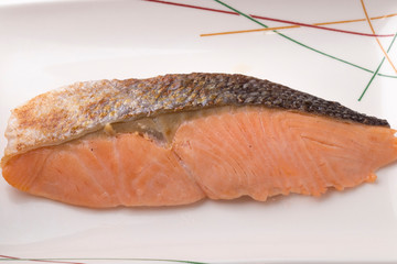 紅鮭の塩焼き