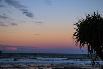 Fototapeta na wymiar Coast sunset 