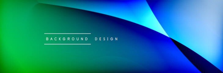 Flowing waves with 3d shadow effects and fluid gradients. Dynamic trendy abstract background. Vector Illustration