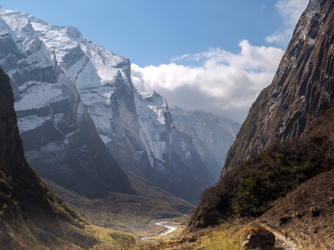 Modi Khola Valley, The Way to Annapurna Base Camp, Nepal