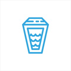Drink or Beer Icon Vector, Drink Bottle Vector Icon, Simple and Clean Drink Icon.