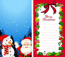 Background templates with christmas theme