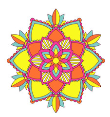 Mandala patterns on isolated background