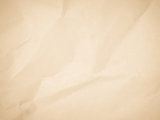 Naklejka premium Brown recycled craft paper texture as background. Grey paper texture, Old vintage page or grunge vignette. Pattern rough art creased grunge letter. Hardboard with copy space for text.