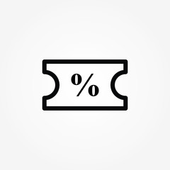 discount icon, discount icon vector, in trendy flat style isolated on white background. discount icon image, discount icon illustration