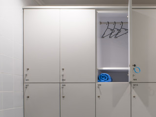 White Locker Set